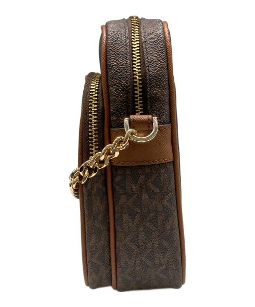 MICHAEL KORS（マイケル・コース）MICHAEL KORS (マイケル・コース) JET SET TRAVEL　ショルダーバッグ ブラウンの古着・服飾アイテム