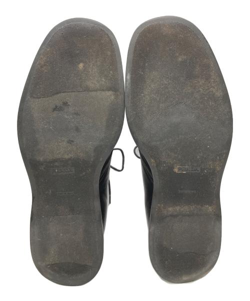 PRADA（プラダ）PRADA (プラダ) プレーントゥレザーシューズ ブラック サイズ:7 1/2の古着・服飾アイテム