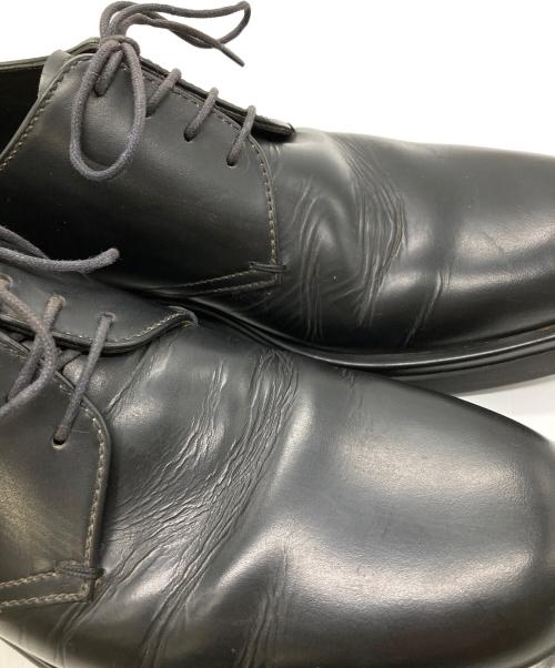 PRADA（プラダ）PRADA (プラダ) プレーントゥレザーシューズ ブラック サイズ:7 1/2の古着・服飾アイテム