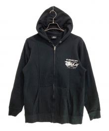 stussy×FRAGMENT DESIGN（ステューシー×フラグメントデザイン）の古着「ジップパーカー」｜ブラック
