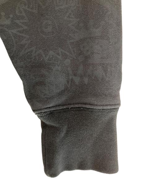 stussy（ステューシー）stussy (ステューシー) 00's総柄ジップパーカー グレー サイズ:Ⅿの古着・服飾アイテム