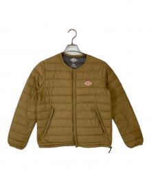 DANTON（ダントン）の古着「Crew Neck Inner Down Jacket」｜ベージュ