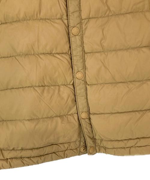 DANTON（ダントン）DANTON (ダントン) Crew Neck Inner Down Jacket ベージュ サイズ:34の古着・服飾アイテム