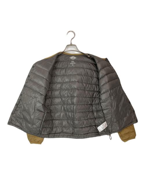 DANTON（ダントン）DANTON (ダントン) Crew Neck Inner Down Jacket ベージュ サイズ:34の古着・服飾アイテム