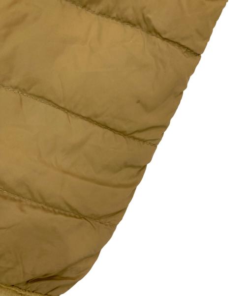 DANTON（ダントン）DANTON (ダントン) Crew Neck Inner Down Jacket ベージュ サイズ:34の古着・服飾アイテム