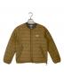 DANTON（ダントン）の古着「Crew Neck Inner Down Jacket」｜ベージュ
