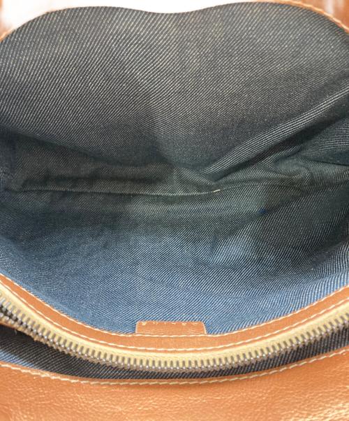 CELINE（セリーヌ）CELINE (セリーヌ) トリオンフワンショルダーバッグ ブラウンの古着・服飾アイテム