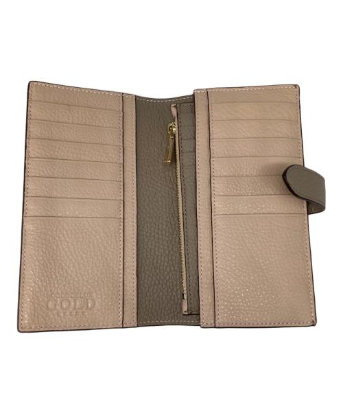 COCOCELUX GOLD（ココセリュックスゴールド）COCOCELUX GOLD (ココセリュックスゴールド) 2つ折り長財布 ベージュの古着・服飾アイテム