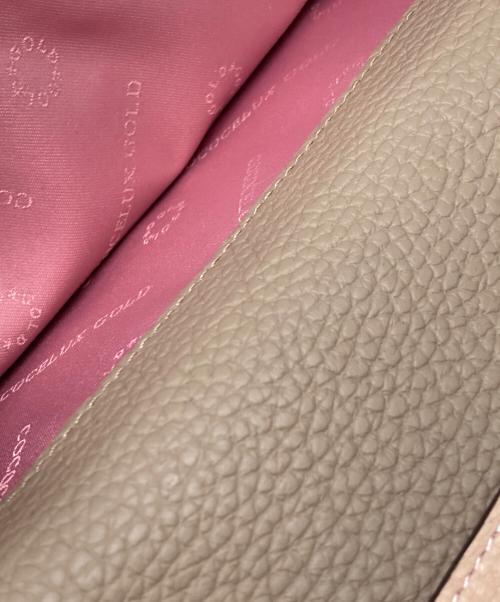 COCOCELUX GOLD（ココセリュックスゴールド）COCOCELUX GOLD (ココセリュックスゴールド) 2つ折り長財布 ベージュの古着・服飾アイテム