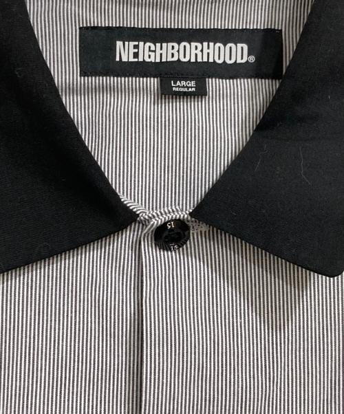 NEIGHBORHOOD（ネイバーフッド）NEIGHBORHOOD (ネイバーフッド) CLASSIC WORK SHIRT SS-2 ブラック サイズ:Lの古着・服飾アイテム