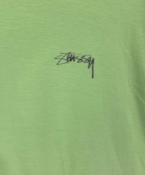 stussy（ステューシー）stussy (ステューシー) ロゴTシャツ グリーン サイズ:Ｍの古着・服飾アイテム