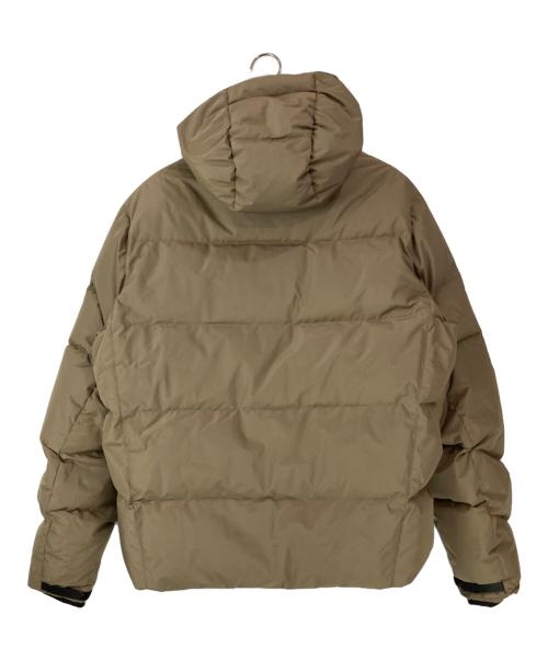 POLO RALPH LAUREN（ポロ・ラルフローレン）POLO RALPH LAUREN (ポロ・ラルフローレン) リップストップフーデッドダウンジャケット ベージュ サイズ:Lの古着・服飾アイテム