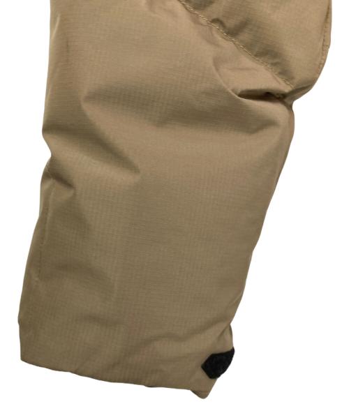 POLO RALPH LAUREN（ポロ・ラルフローレン）POLO RALPH LAUREN (ポロ・ラルフローレン) リップストップフーデッドダウンジャケット ベージュ サイズ:Lの古着・服飾アイテム