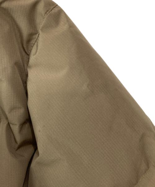 POLO RALPH LAUREN（ポロ・ラルフローレン）POLO RALPH LAUREN (ポロ・ラルフローレン) リップストップフーデッドダウンジャケット ベージュ サイズ:Lの古着・服飾アイテム