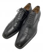 Santoniサントーニ）の古着「ストレートチップシューズ」｜ブラック