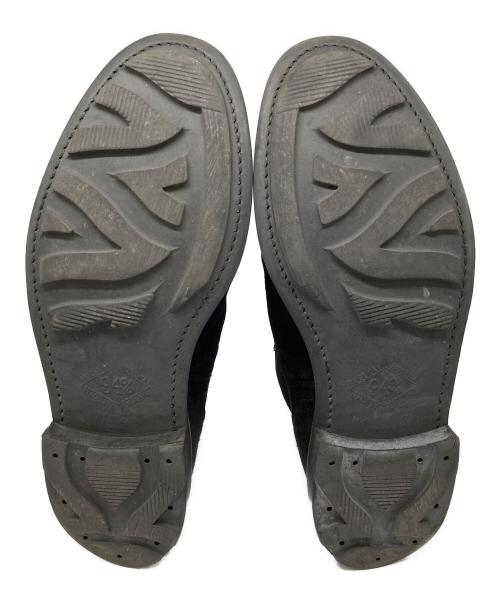 SANDERS（サンダース）SANDERS (サンダース) Wild Life Tailor (ワイルドライフテイラー) スウェードサイドゴアブーツ ブラック サイズ:71/2の古着・服飾アイテム