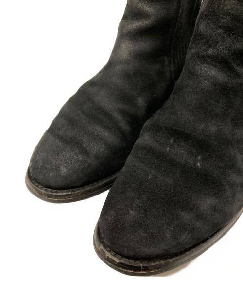 SANDERS（サンダース）SANDERS (サンダース) Wild Life Tailor (ワイルドライフテイラー) スウェードサイドゴアブーツ ブラック サイズ:71/2の古着・服飾アイテム