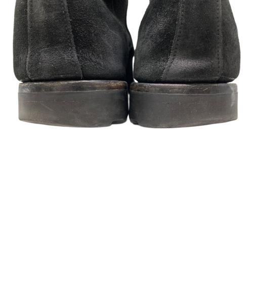 SANDERS（サンダース）SANDERS (サンダース) Wild Life Tailor (ワイルドライフテイラー) スウェードサイドゴアブーツ ブラック サイズ:71/2の古着・服飾アイテム