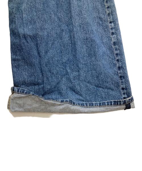JOHN LAWRENCE SULLIVAN（ジョン ローレンス サリバン）JOHN LAWRENCE SULLIVAN (ジョン ローレンス サリバン) WASHED DENIM SUPER WIDE PANTS インディゴ サイズ:48の古着・服飾アイテム