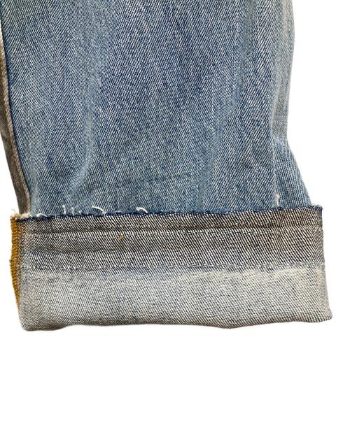 LEVI'S（リーバイス）LEVI'S (リーバイス) HERON PRESTON (ヘロンプレストン) 501リメイク切替デニムパンツ ブルー サイズ:W33の古着・服飾アイテム