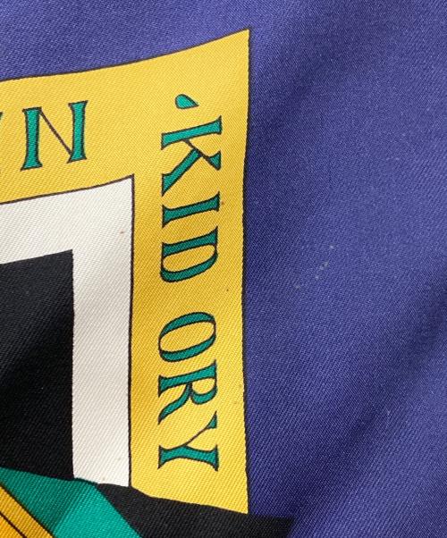 HERMES（エルメス）HERMES (エルメス) スカーフ ホワイト×ネイビーの古着・服飾アイテム