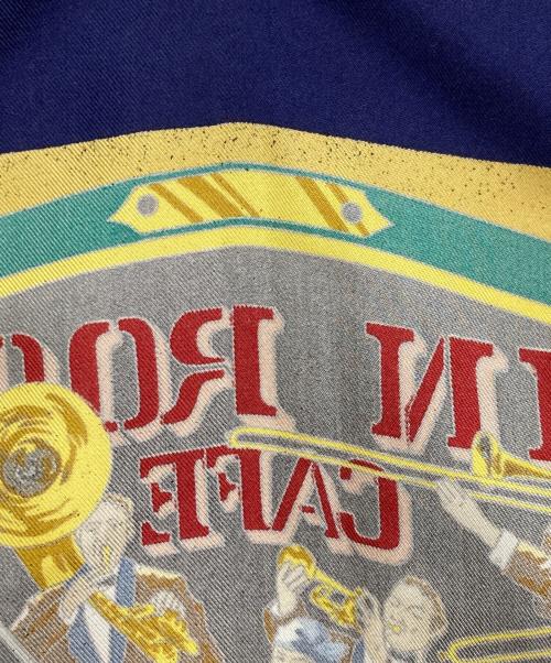 HERMES（エルメス）HERMES (エルメス) スカーフ ホワイト×ネイビーの古着・服飾アイテム