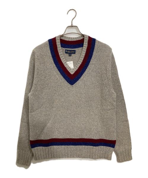 BROOKS BROTHERS（ブルックスブラザーズ）BROOKS BROTHERS (ブルックスブラザーズ) チルデンセーター グレー サイズ:Lの古着・服飾アイテム