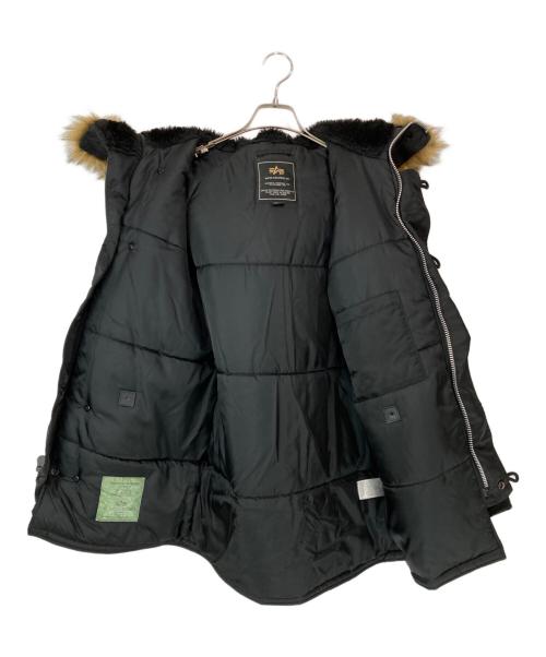 ALPHA（アルファ）ALPHA (アルファ) N-3Bタイプコート ブラック サイズ:Mの古着・服飾アイテム