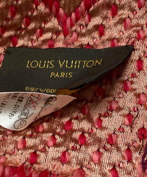 LOUIS VUITTON（ルイ ヴィトン）LOUIS VUITTON (ルイ ヴィトン) エシャルプ・ロゴマニア レッドの古着・服飾アイテム