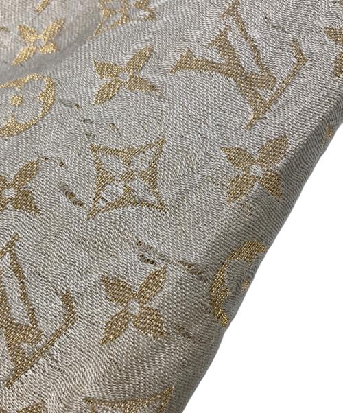 LOUIS VUITTON（ルイ ヴィトン）LOUIS VUITTON (ルイ ヴィトン) ショール・モノグラム シャイン ベージュの古着・服飾アイテム