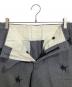 中古・古着 COMME des GARCONS HOMME PLUS (コムデギャルソンオムプリュス) 15SS刺繍ストライプスラックス グレー サイズ:Ⅿ：18000円