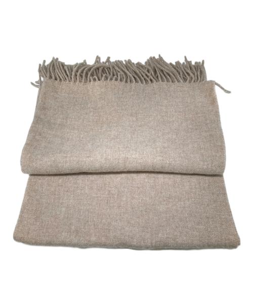 Acne studios（アクネ ストゥディオス）Acne studios (アクネ ストゥディオス) フリンジウールスカーフ　マフラー　ウールマフラー　 ベージュの古着・服飾アイテム