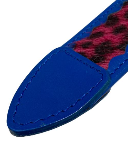 Vivienne Westwood（ヴィヴィアンウエストウッド）Vivienne Westwood (ヴィヴィアンウエストウッド) ピンクチーターオーブベルト ブルーの古着・服飾アイテム