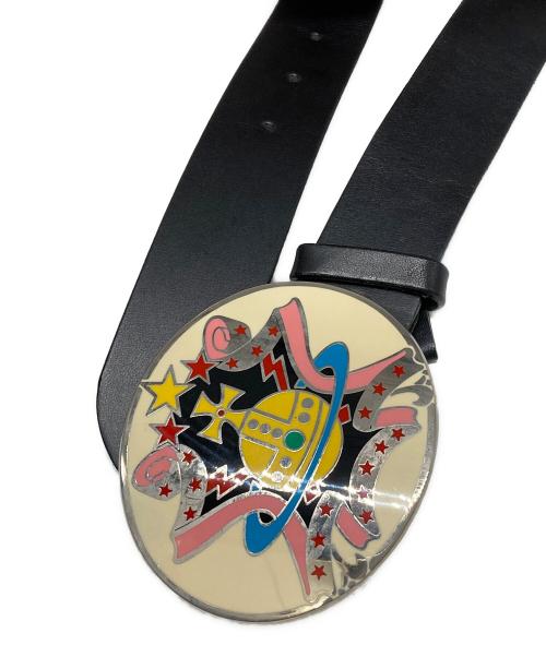 Vivienne Westwood（ヴィヴィアンウエストウッド）Vivienne Westwood (ヴィヴィアンウエストウッド) オーブバックルベルト ブラックの古着・服飾アイテム