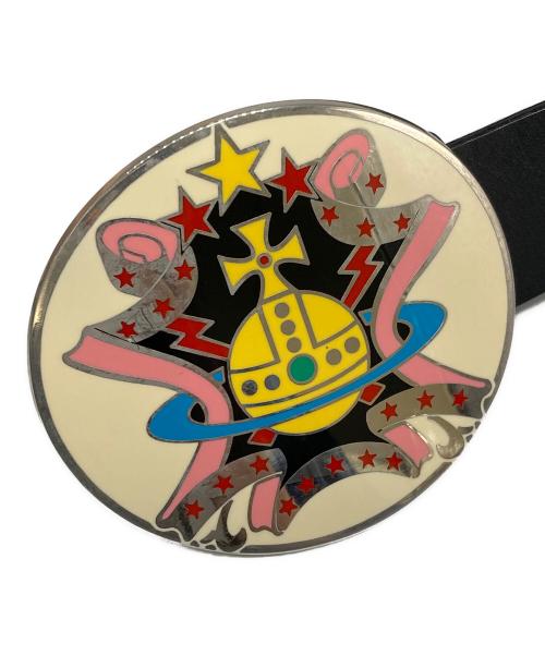 Vivienne Westwood（ヴィヴィアンウエストウッド）Vivienne Westwood (ヴィヴィアンウエストウッド) オーブバックルベルト ブラックの古着・服飾アイテム