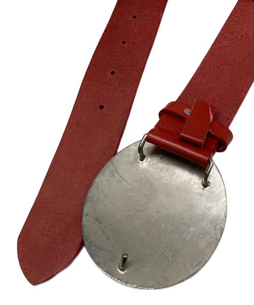 Vivienne Westwood（ヴィヴィアンウエストウッド）Vivienne Westwood (ヴィヴィアンウエストウッド) オーブバックルベルト レッドの古着・服飾アイテム