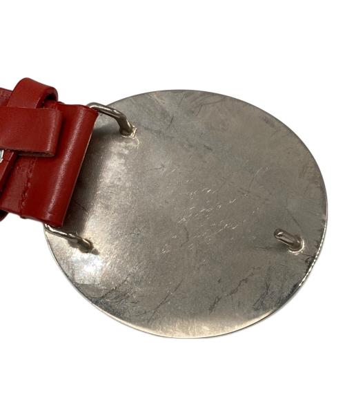 Vivienne Westwood（ヴィヴィアンウエストウッド）Vivienne Westwood (ヴィヴィアンウエストウッド) オーブバックルベルト レッドの古着・服飾アイテム