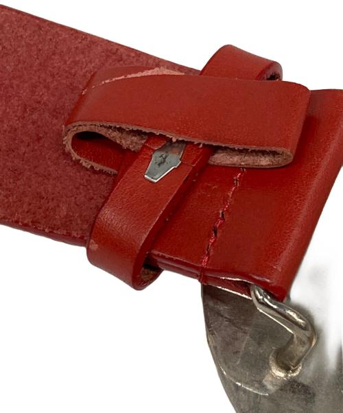 Vivienne Westwood（ヴィヴィアンウエストウッド）Vivienne Westwood (ヴィヴィアンウエストウッド) オーブバックルベルト レッドの古着・服飾アイテム