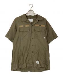 WTAPS（ダブルタップス）の古着「BUDS SSオープンカラーシャツ」｜カーキ