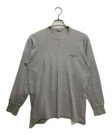 COMME des GARCONS HOMME（コムデギャルソン オム）の古着「ロゴロングスリーブカットソー」｜グレー