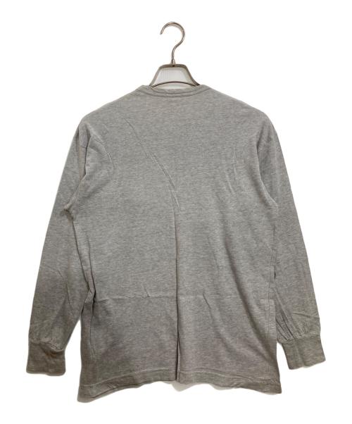 COMME des GARCONS HOMME（コムデギャルソン オム）COMME des GARCONS HOMME (コムデギャルソン オム) ロゴロングスリーブカットソー グレー サイズ:-の古着・服飾アイテム
