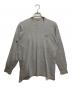 COMME des GARCONS HOMME（コムデギャルソン オム）の古着「ロゴロングスリーブカットソー」｜グレー