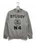 stussy（ステューシー）の古着「SSリンクN°4プリントスウェット」｜グレー