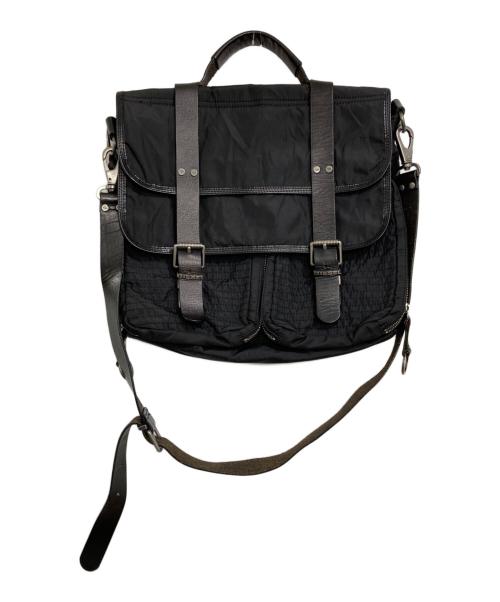 DIESEL（ディーゼル）DIESEL (ディーゼル) メッセンジャーバッグ ブラックの古着・服飾アイテム