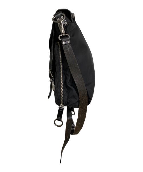 DIESEL（ディーゼル）DIESEL (ディーゼル) メッセンジャーバッグ ブラックの古着・服飾アイテム