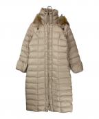 Amian Houseアミアンハウス）の古着「ダウンコート」｜ベージュ