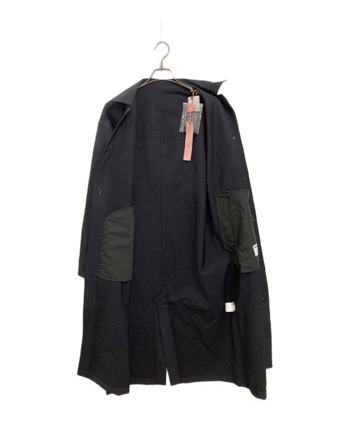 NATURAL BEAUTY BASIC WEEKEND（ナチュラルビューティーベーシック）NATURAL BEAUTY BASIC WEEKEND (ナチュラルビューティーベーシック) ステンカラーロングコート ネイビー サイズ:１の古着・服飾アイテム