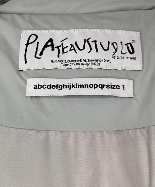 PLATEAU STUDIO（プラテウスタジオ）PLATEAU STUDIO (プラテウスタジオ) 中綿ジャケット グレー サイズ:1の古着・服飾アイテム