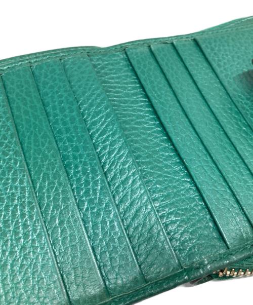 GUCCI（グッチ）GUCCI (グッチ) 2つ折り財布 グリーンの古着・服飾アイテム