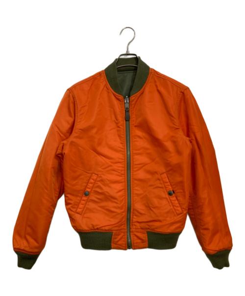 POLO RALPH LAUREN（ポロ・ラルフローレン）POLO RALPH LAUREN (ポロ・ラルフローレン) リバーシブルフライトジャケット カーキ サイズ:XSの古着・服飾アイテム